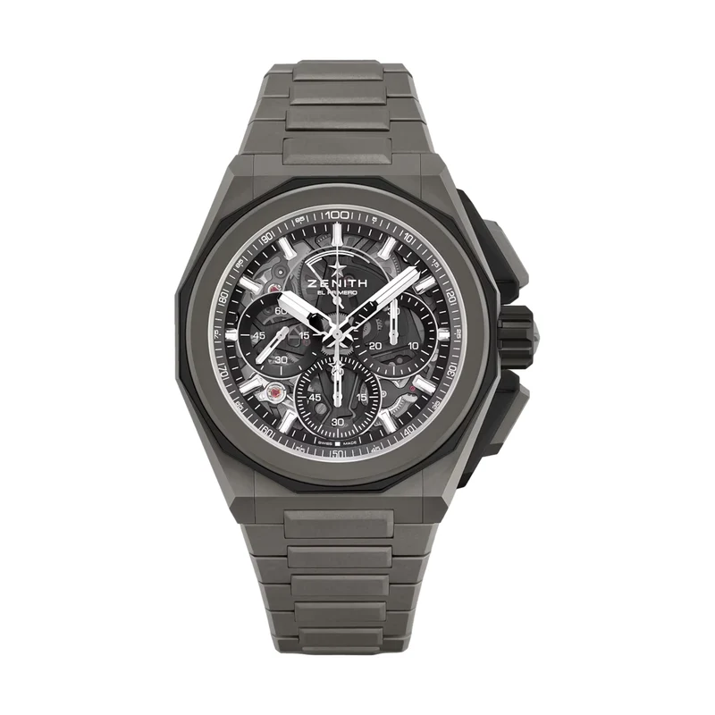 Defy Extreme Skeleton Titanium 45mm - Grey on Bracelet