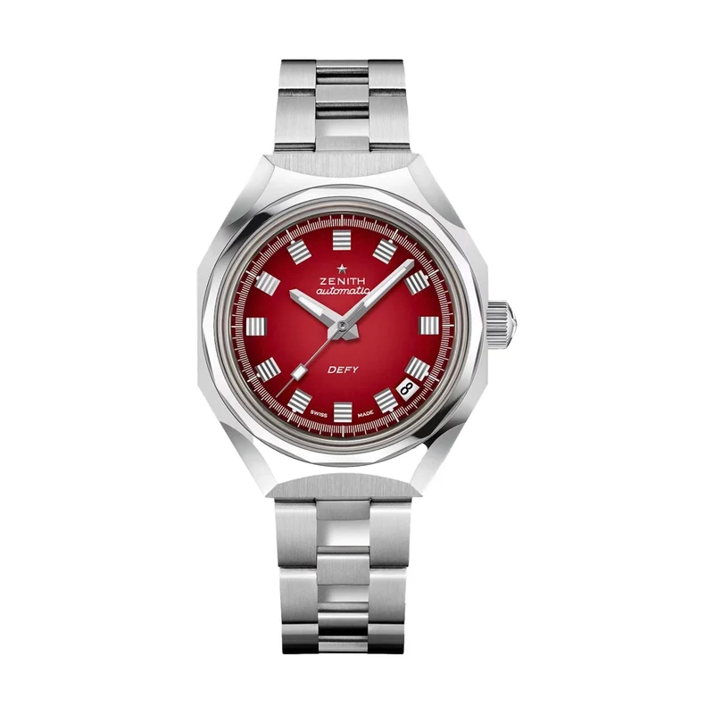 Defy Revival A3691 37mm - Red on Bracelet
