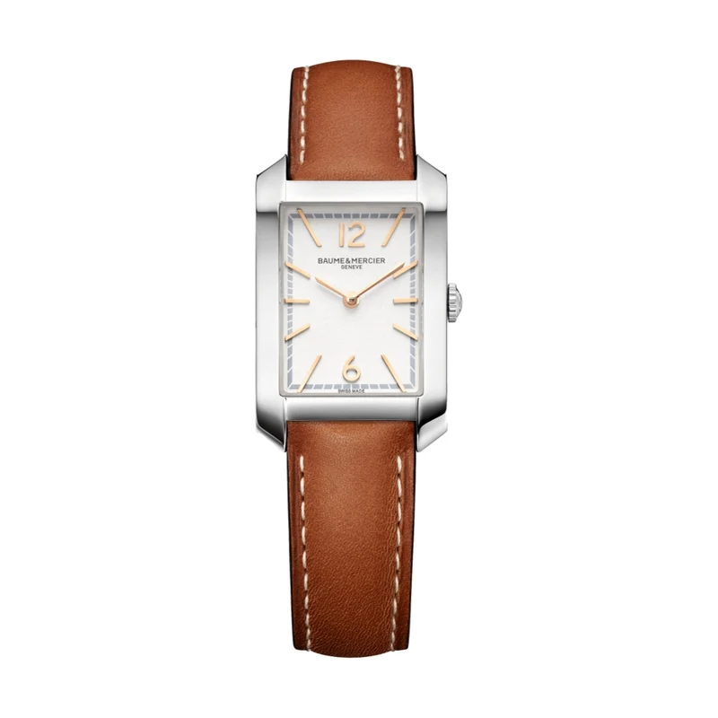 Hampton 10472 Quartz 34.9mm - Silver on Leather Strap
