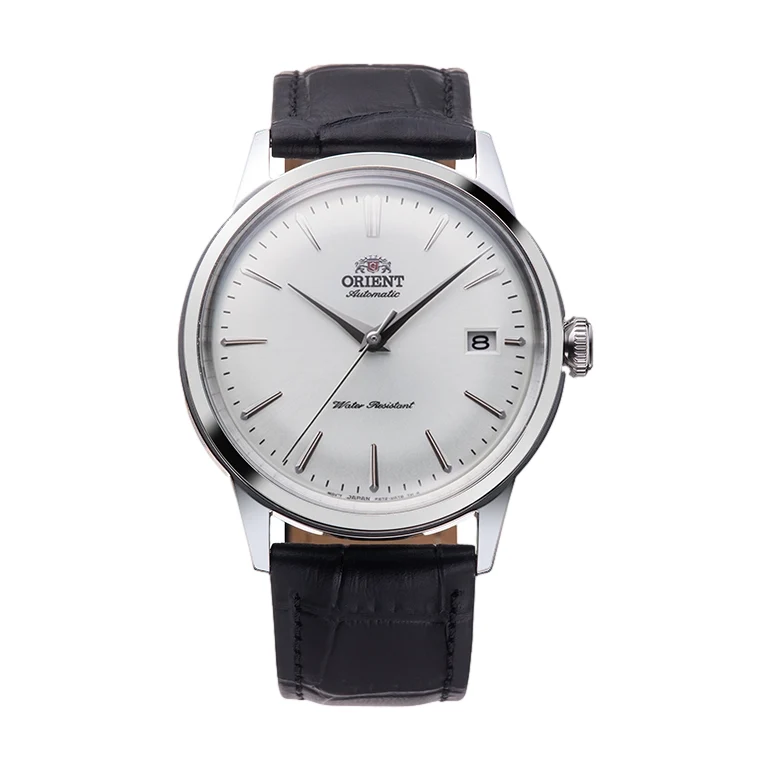 Bambino 38mm - White on Leather Strap