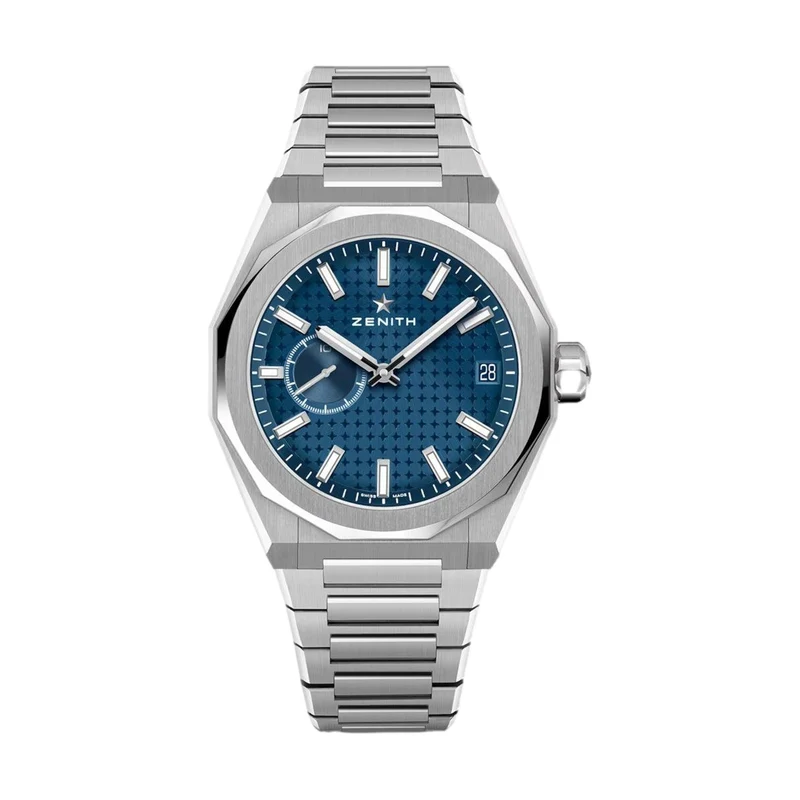 Defy Skyline 41mm - Blue on Bracelet w/ Extra Rubber Strap