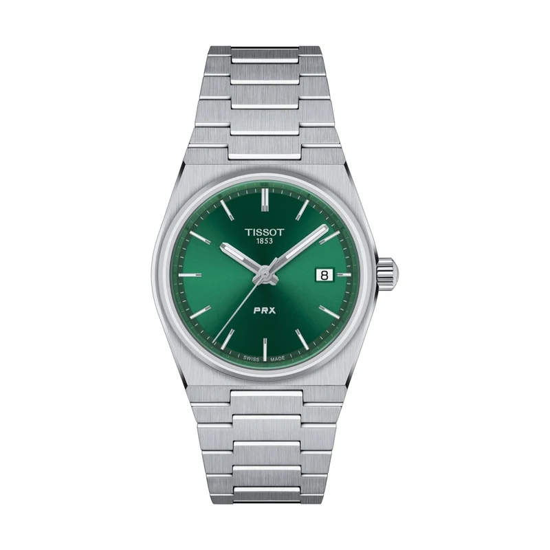 PRX Quartz 35mm - Green on Bracelet