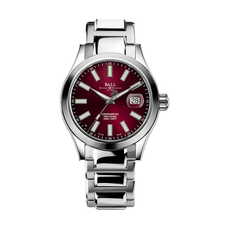 Engineer III Marvelight Chronometer 40mm - Crimson Red on Bracelet