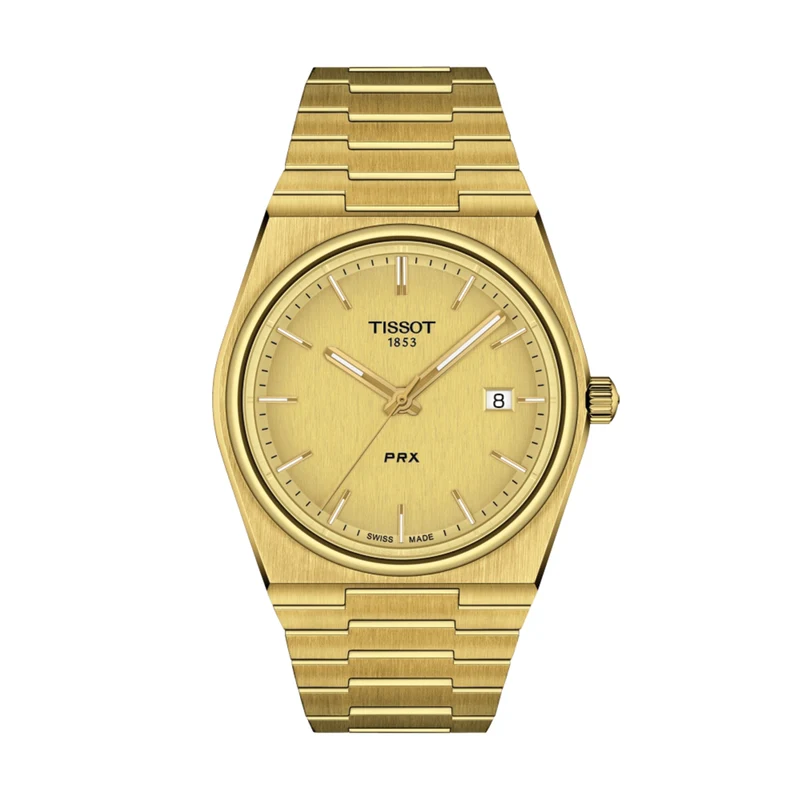 PRX Quartz 40mm - Gold-Tone on Bracelet