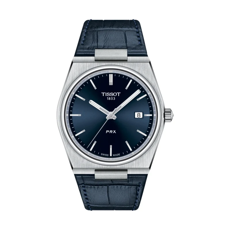 PRX Quartz 40mm - Blue on Rubber Strap