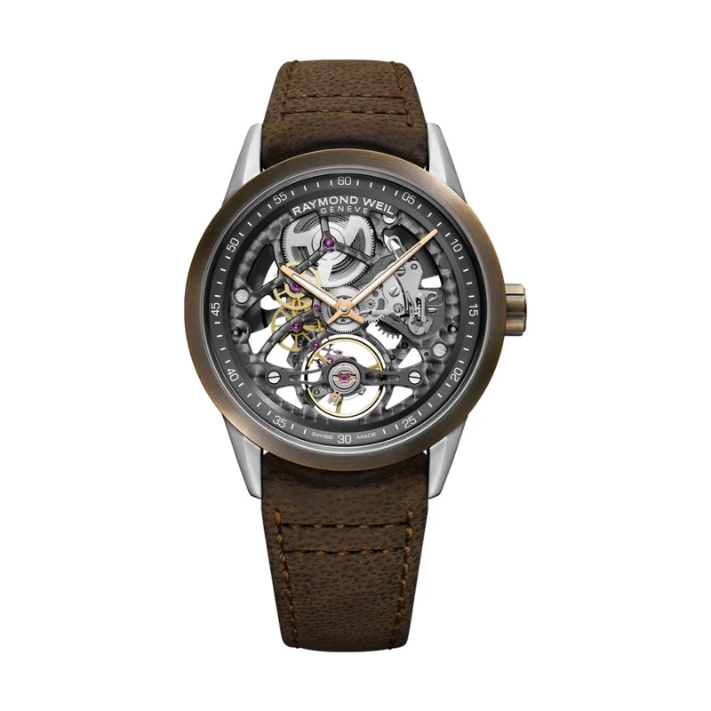 Freelancer Automatic Bronze Skeleton 42.5mm - Grey on Bracelet