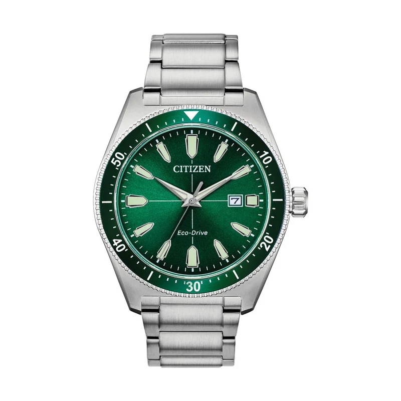 Brycen 43mm - Green on Bracelet