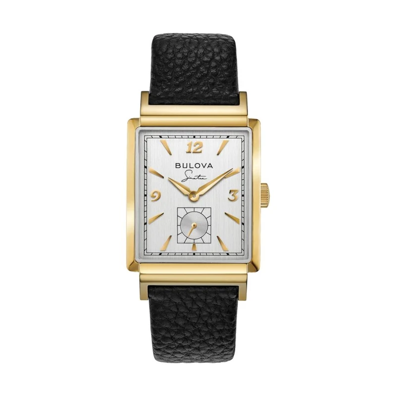 My Way Gold-Tone 29.5mm - Silver on Leather Strap