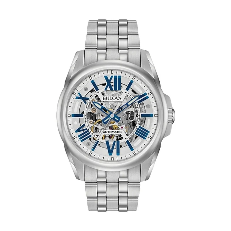 Sutton 43mm - Silver Skeleton on Bracelet