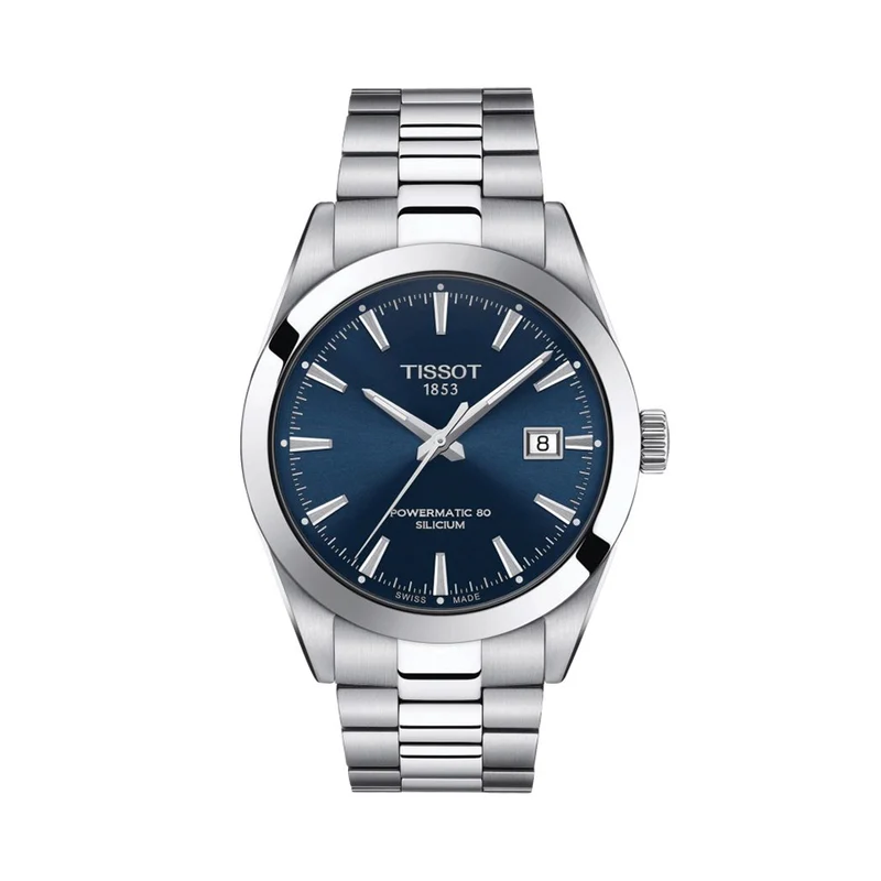 Gentleman Powermatic 80 Silicium 40mm - Blue on Bracelet