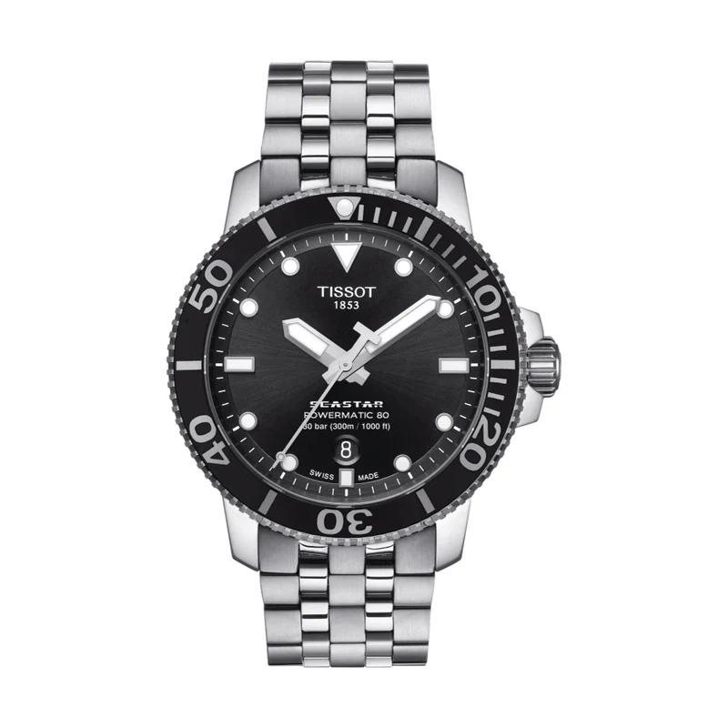 Seastar 1000 Powermatic 80 43mm - Black on Bracelet