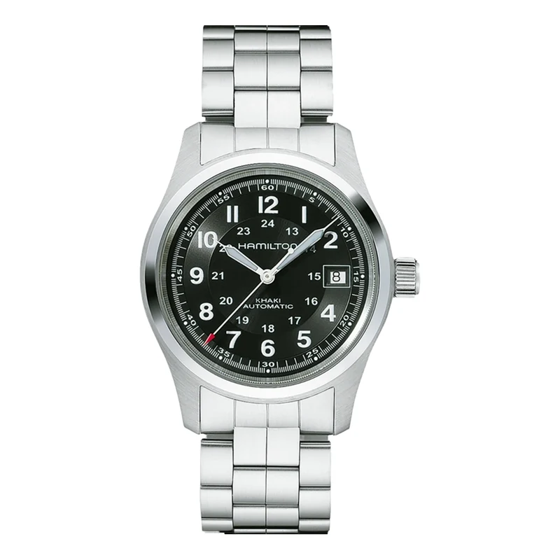 Khaki Field Auto 38mm - Black on Bracelet
