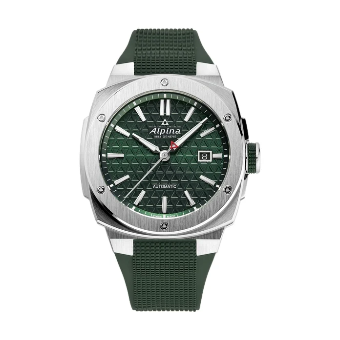 Alpiner Extreme Automatic 41mm - Green on Rubber Strap