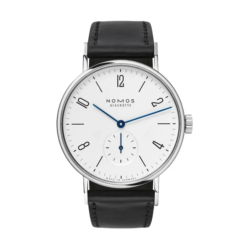 Tangente 35mm - White on Leather Strap