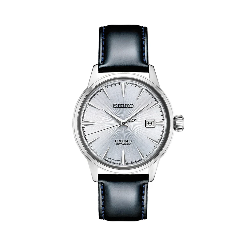 SRPB43 Presage Cocktail Time 40.5mm - Blue on Leather Strap