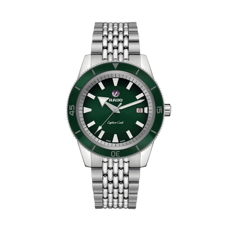 Captain Cook Automatic 42mm - Green on Bracelet