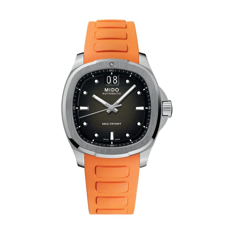 Multifort TV Big Date 40mm - Grey on Strap