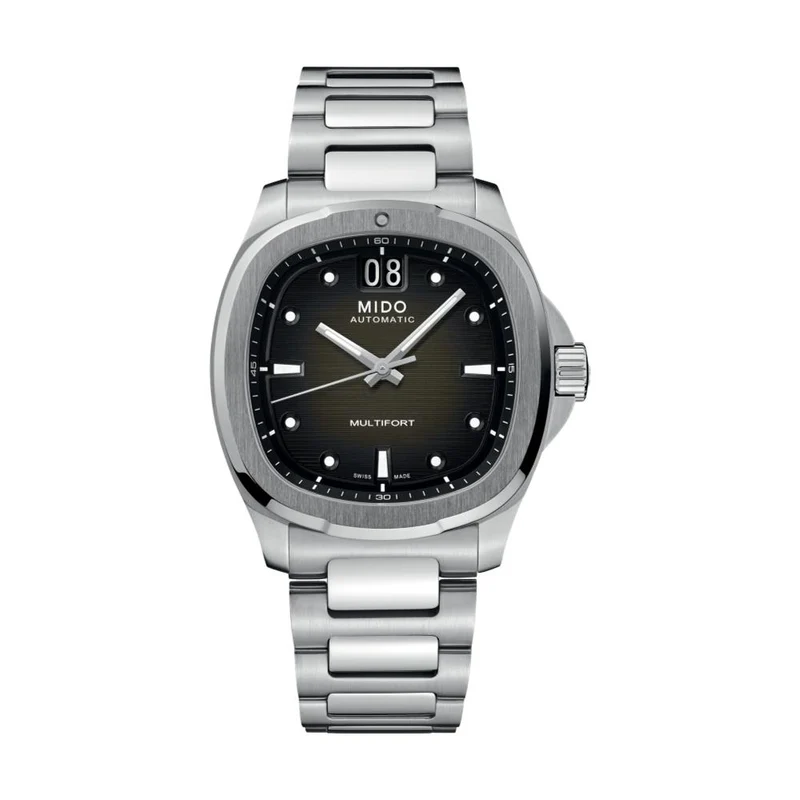 Multifort TV Big Date 40mm - Grey on Bracelet