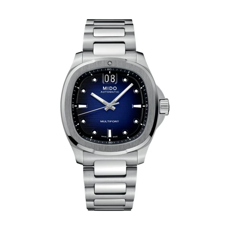 Multifort TV Big Date 40mm - Blue on Bracelet