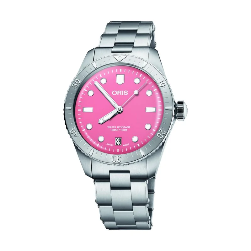 Divers Sixty‑Five 'Cotton Candy' 38mm - Pink on Bracelet