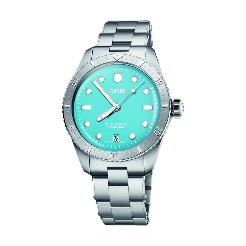 Divers Sixty‑Five 'Cotton Candy' 38mm - Blue on Bracelet