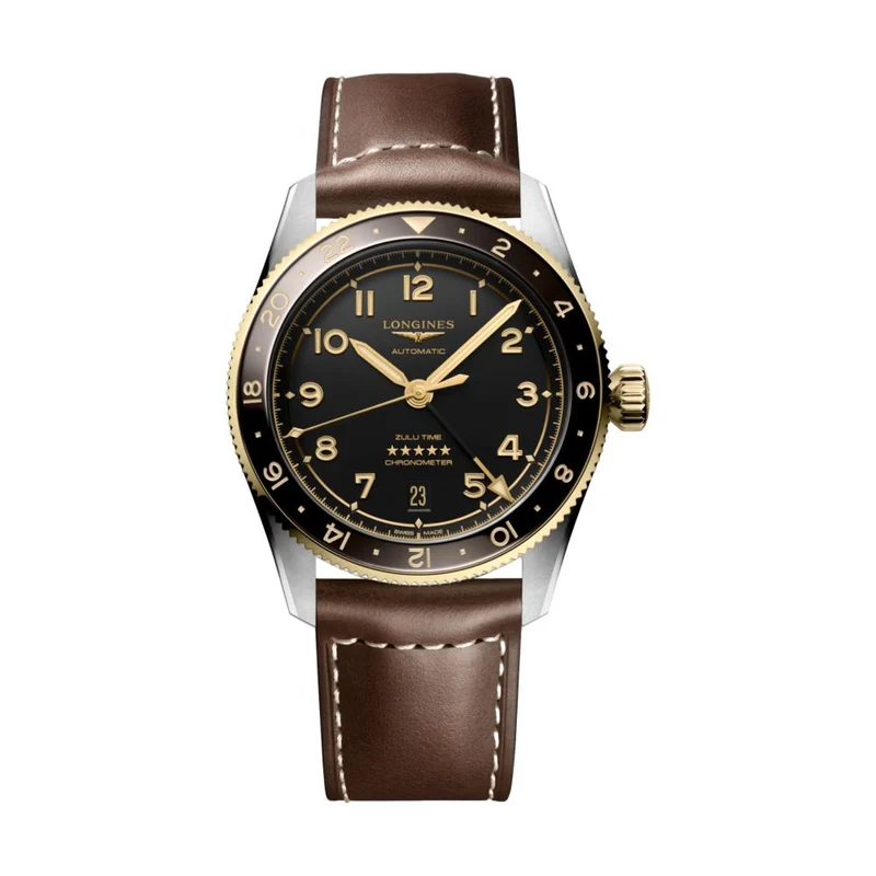 Spirit Zulu Time 39mm - Anthracite on Leather Strap