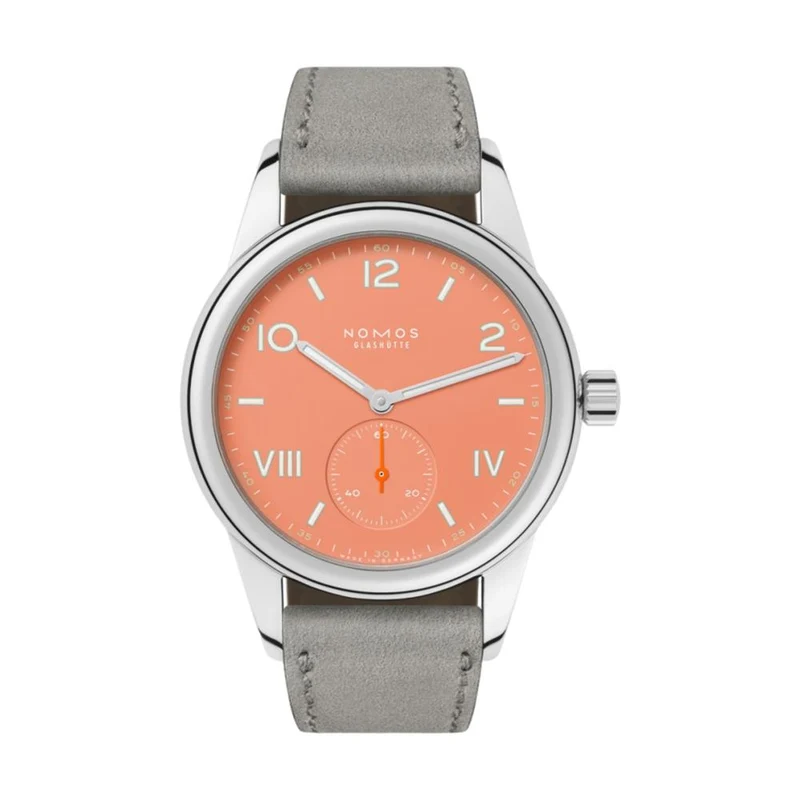 Club Campus 36mm - Cream Coral on Leather Strap