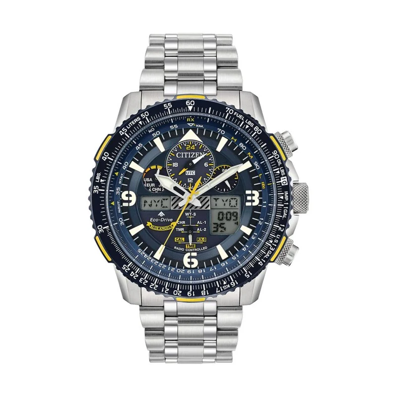 Promaster Skyhawk A-T Blue Angels 45mm - Black on Bracelet