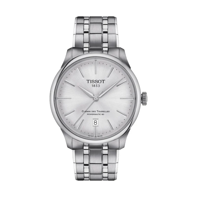 Chemin Des Tourelles Powermatic 80 39mm - Silver on Bracelet