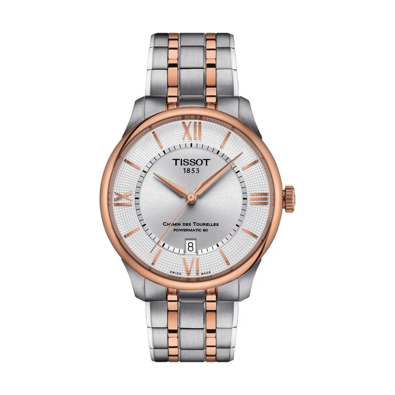 Chemin Des Tourelles Powermatic 80 Two-Tone 39mm - Silver on Bracelet