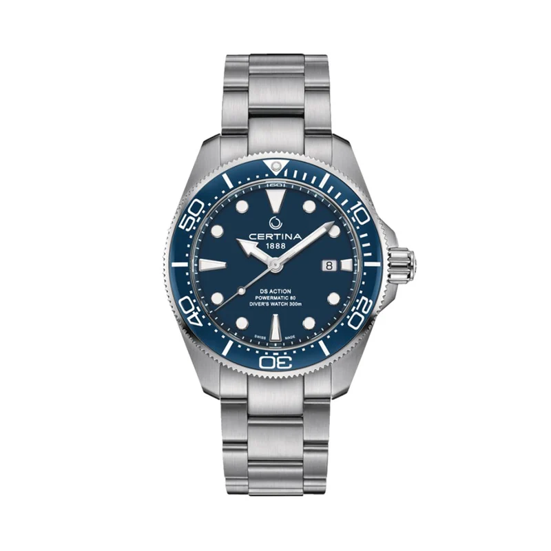 DS Action Diver Powermatic 80 43mm - Blue on Bracelet