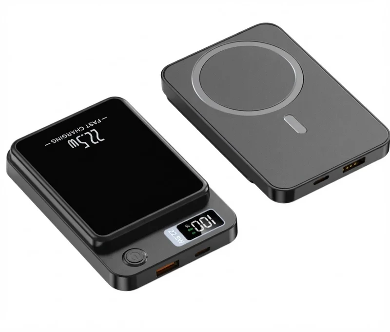 Power Bank Magnetico – Ultra Sottile con Ricarica Wireless Super Veloce