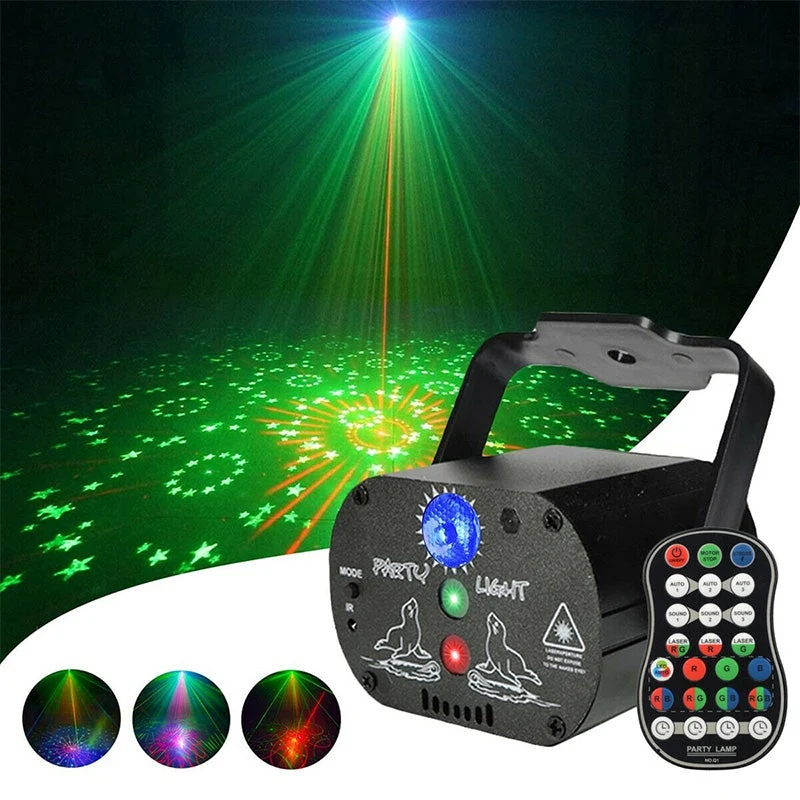 Luce Laser LED per Palcoscenico - Telecomando | Fantastici Motivi