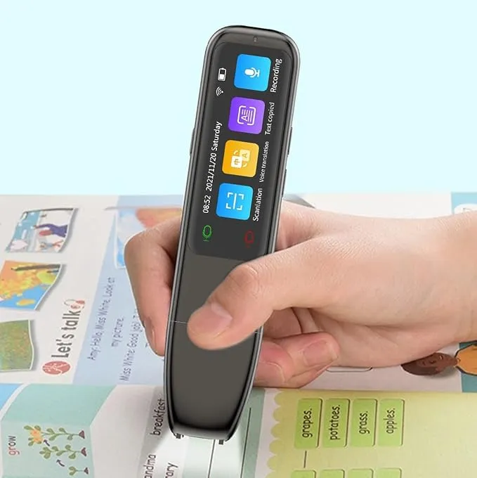 SmartTalk Penna Traduttrice | Penna Elettronica con Traduttore e Funzione di Apprendimento dell'Inglese