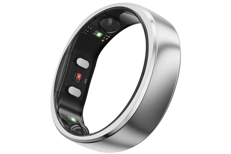 RingConn Gen 2 Air Smart Ring - Size 6 (Galaxy Silver)