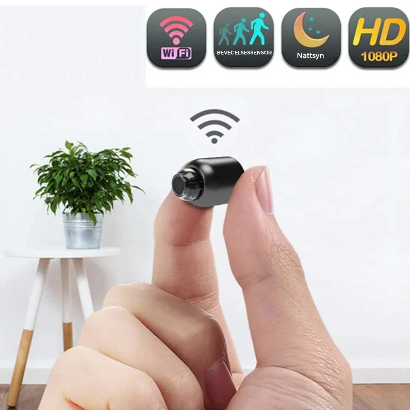 Mini WIFI-camera - 1080P HD - Visione Notturna - Rilevamento di Movimento