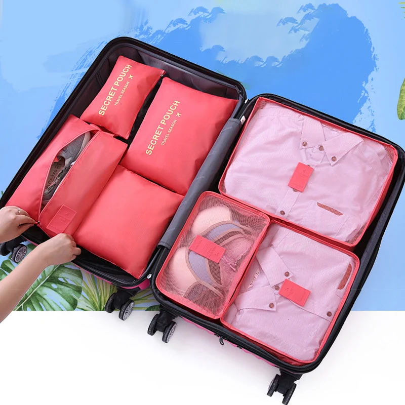 6 set di sacche da viaggio portatili - Organizza la tua efficienza in viaggio