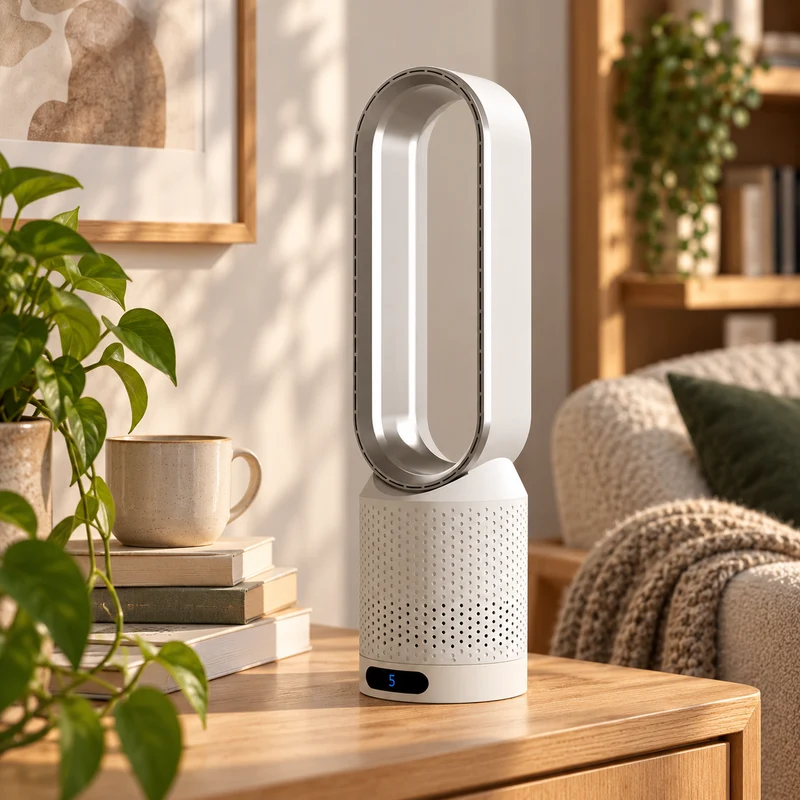 AirPure – Ventilatore a torre senza pale ultra silenzioso (< 32 dB)