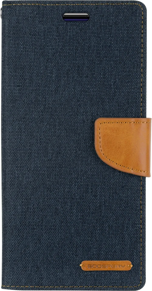 Goospery Canvas Diary For iPhone XS Max - navy