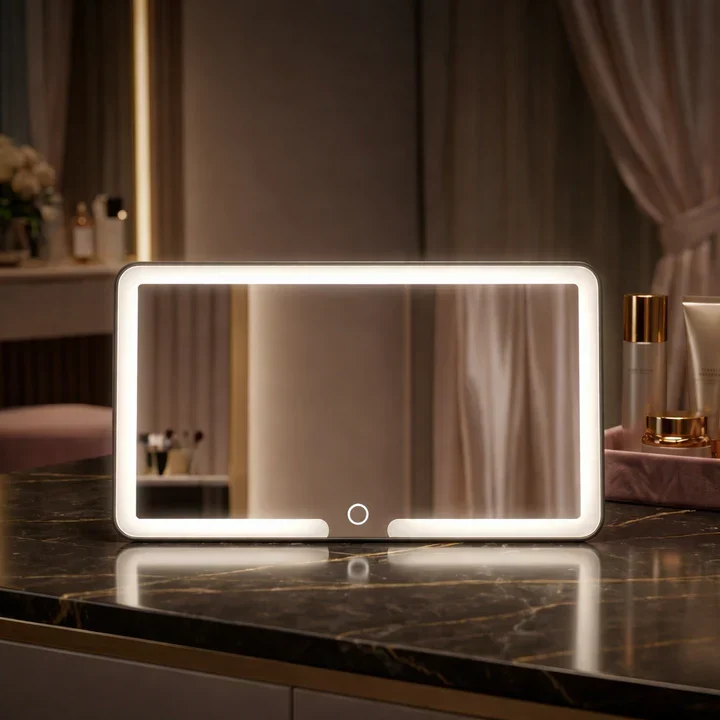 Specchio per trucco con luce per auto | Specchio cosmetico illuminato | GlowVisor