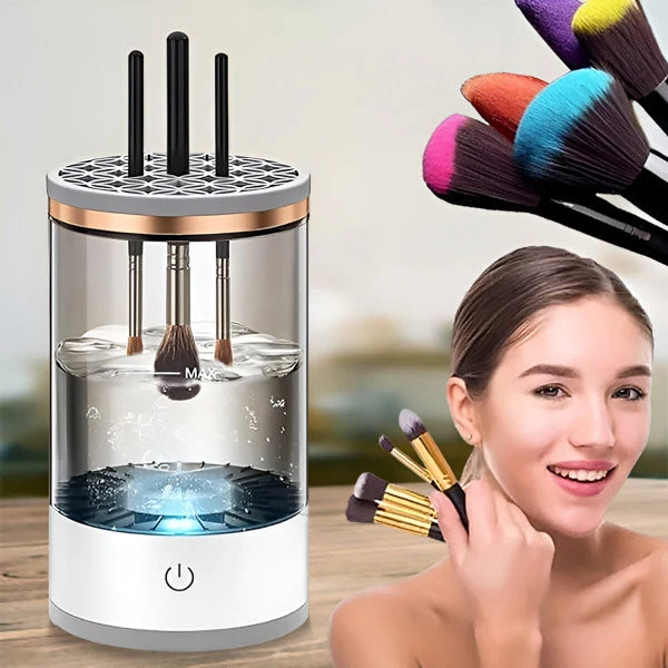 Pulitore per Pennelli | Pulire Pennelli Make Up | Pulitore Elettrico per Pennelli | PinselClean