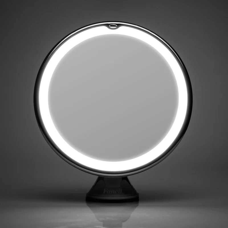 Specchio per trucco con luce e ingrandimento 10x | Specchio LED illuminato rotondo | Kosmetix