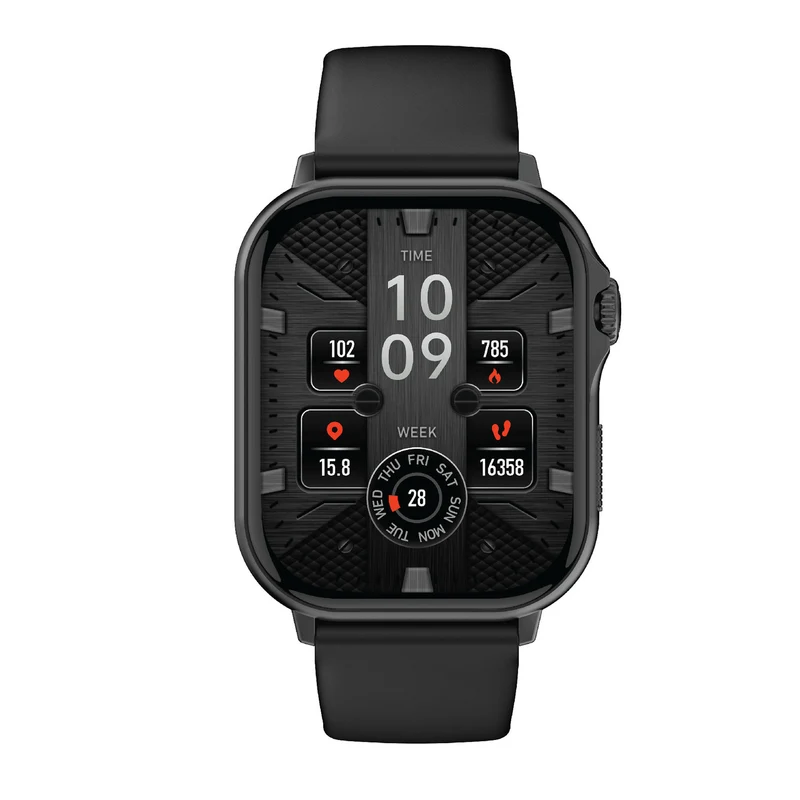 V-Fitness GPS Smart Watch with 2.1 Inch AMOLED Display (Black)