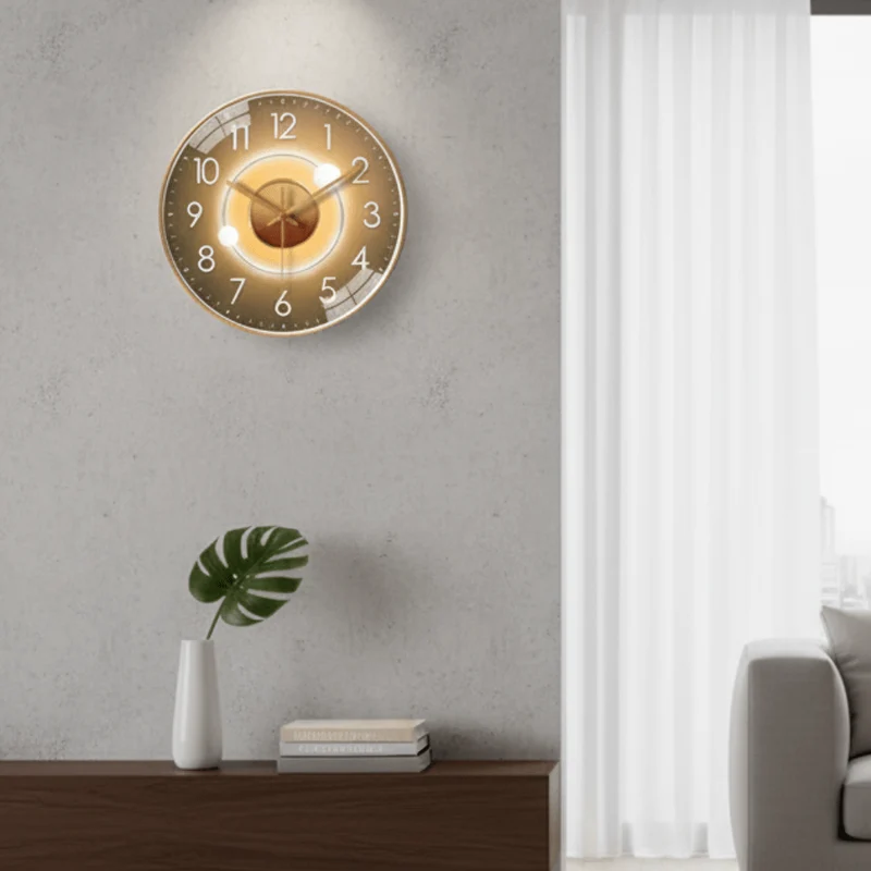 TICKLESS – Orologio da parete silenzioso con quadrante minimalista e finitura elegante