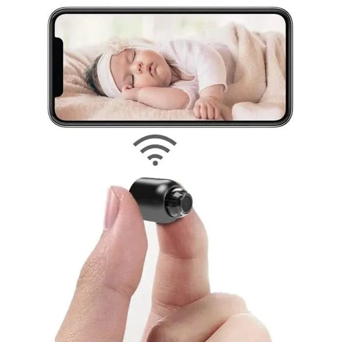 Telecamera Notturna – Piccola Telecamera Wireless con Visione Notturna Migliorata per Sorveglianza Discreta
