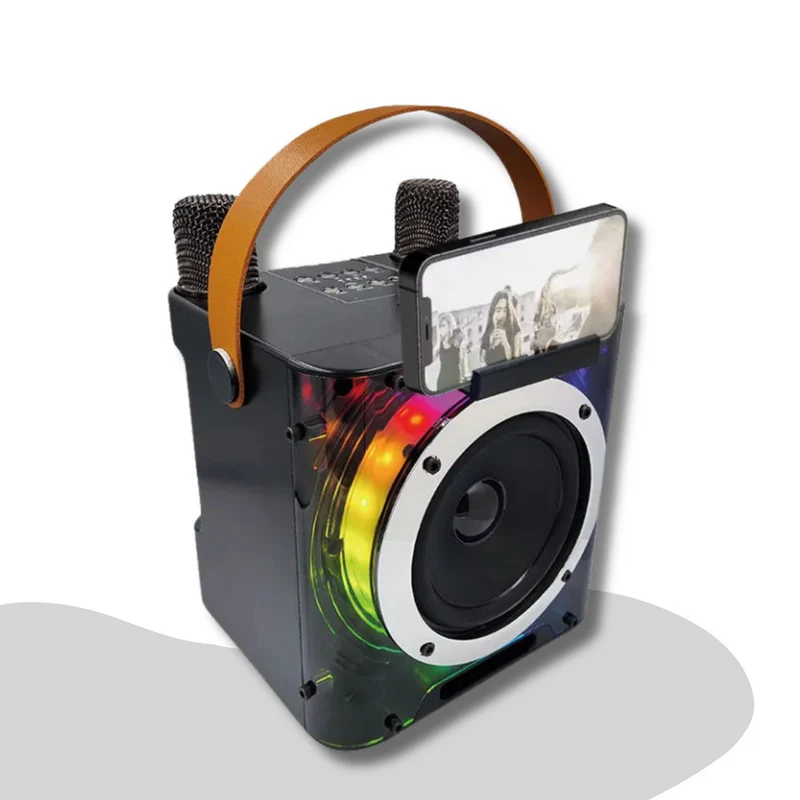 SoundBliss – Altoparlante karaoke portatile con audio immersivo e microfoni wireless