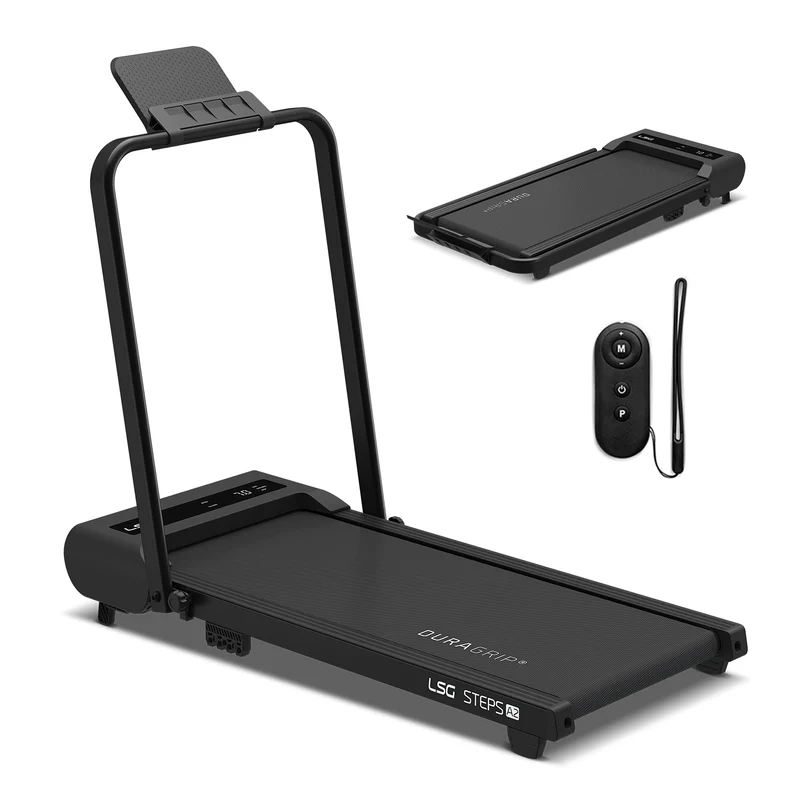 LSG Steps A2 Walking Pad Extra Wide 400mm Under Desk Fold-Down Treadmill Incline