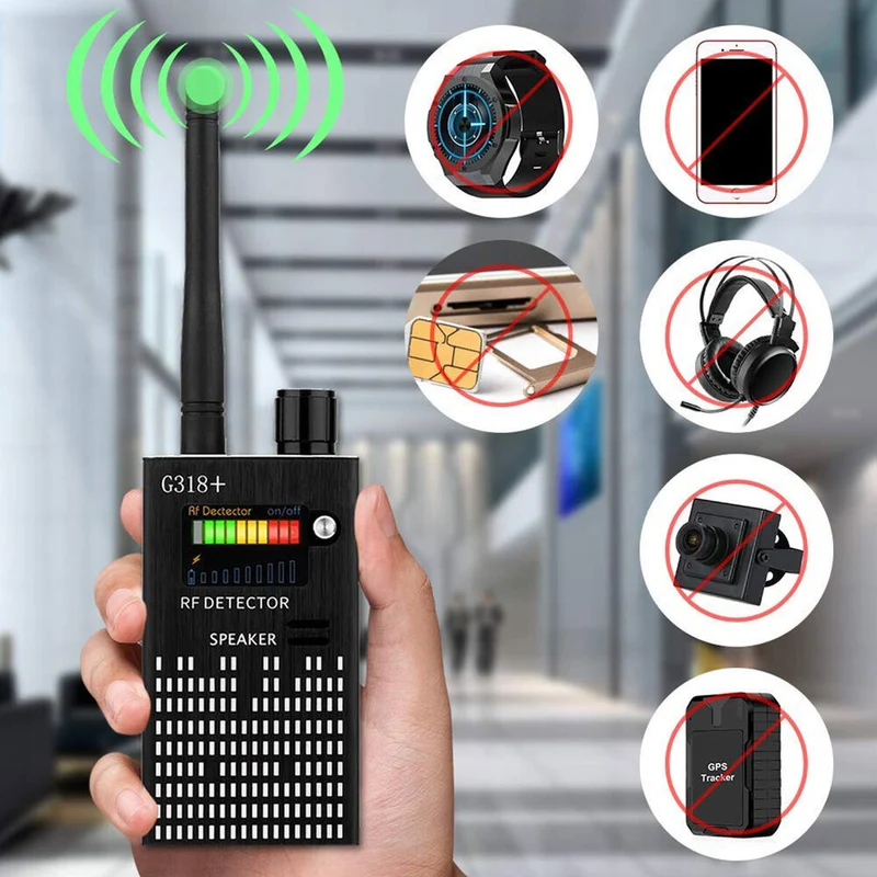SpyFinder Pro | Rilevatore di Telecamere Nascoste e Rilevatore GPS per la Protezione della Privacy Personale
