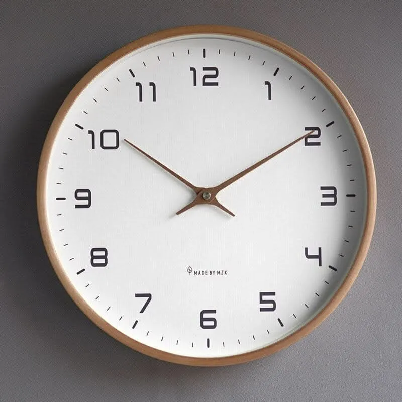 Claryo Orologio da Parete in Legno Scandinavo Design Minimalista