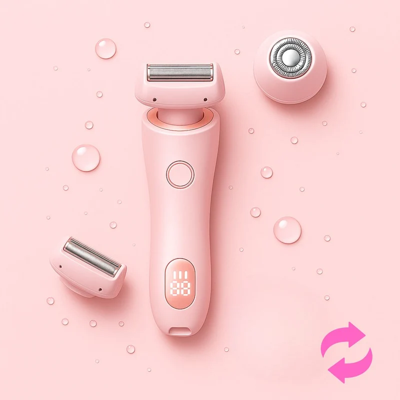 Rasoi per la zona intima per donne | Rasoio elettrico per donne per la zona intima | Trimmer per bikini | Femora